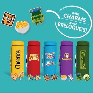 General Mills Lucky Charms Elemental insulated water bottle NEW